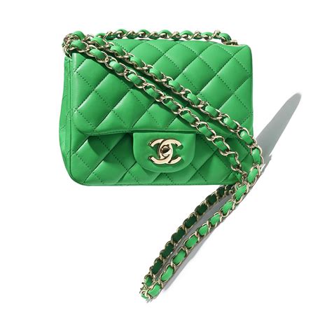 chanel green mini|Chanel mini flap bag 2022.